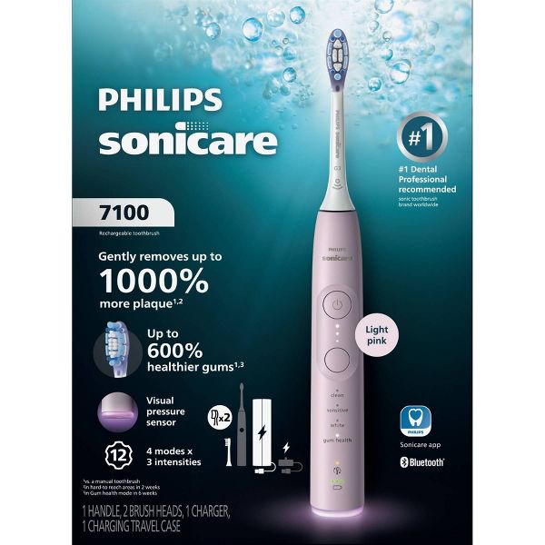 Philips Sonicare 7100 Rechargeable Electric Toothbrush - Purple