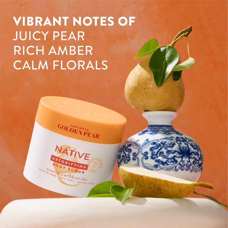 Native Limited Edition Global Flavors Gentle Exfoliating Scrub - Japanese Golden Pear - 12 fl oz