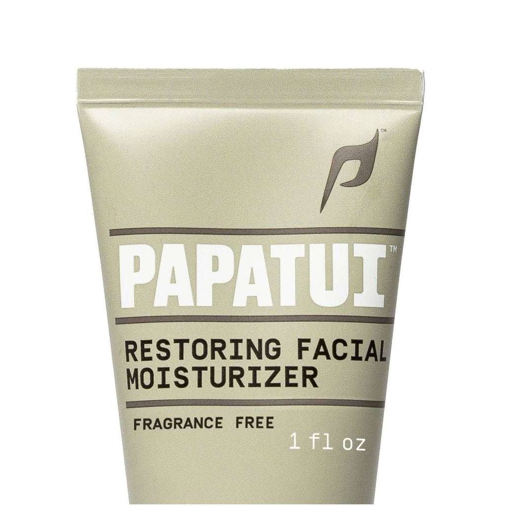 Papatui Restoring Niacinamide and Hyaluronic Acid Paraben-Free Men's Face Moisturizer - Travel Size - 1 fl oz