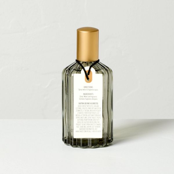 Ribbed Colored Glass Bergamot Room Spray 4.05 fl oz - Hearth & Hand™ with Magnolia