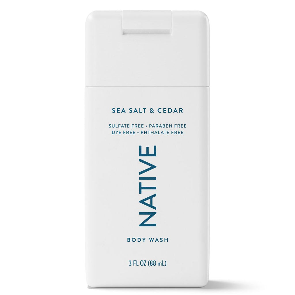 Native Body Wash - Sea Salt & Cedar - 3oz