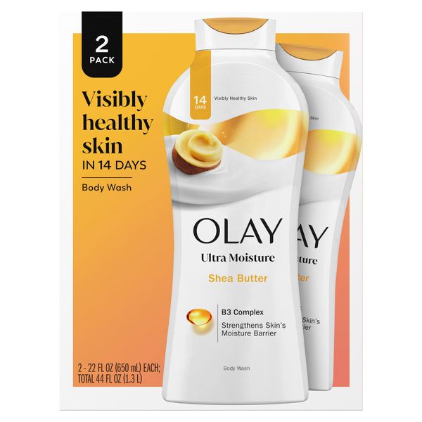 Olay Ultra Moisture Shea Butter Body Wash - 22 fl oz/2pk