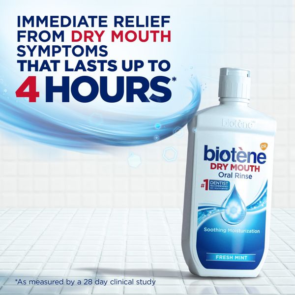 Biotene Fresh Mint Dry Mouth Oral Rinse - 33.8 fl oz