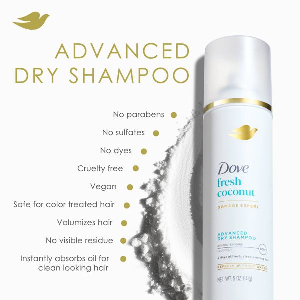 Dove Beauty Fresh Coconut Dry Shampoo - 7.3 oz