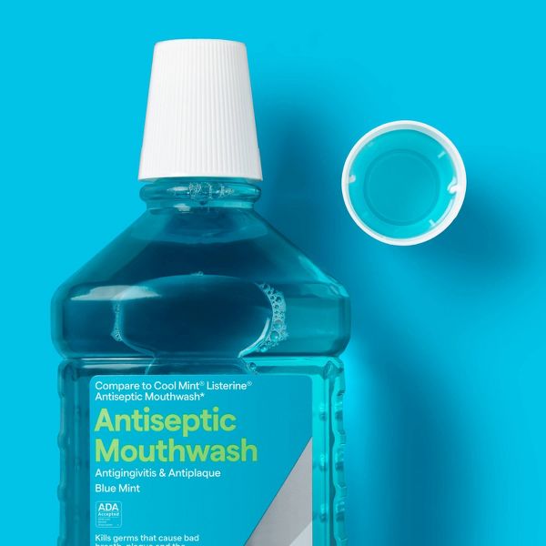 Antiseptic Blue Mint Mouthwash - 50.7 fl oz - up&up™