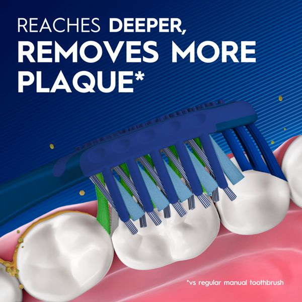 Oral-B CrossAction All In One Toothbrushes, Deep Plaque Removal, Soft - 2ct