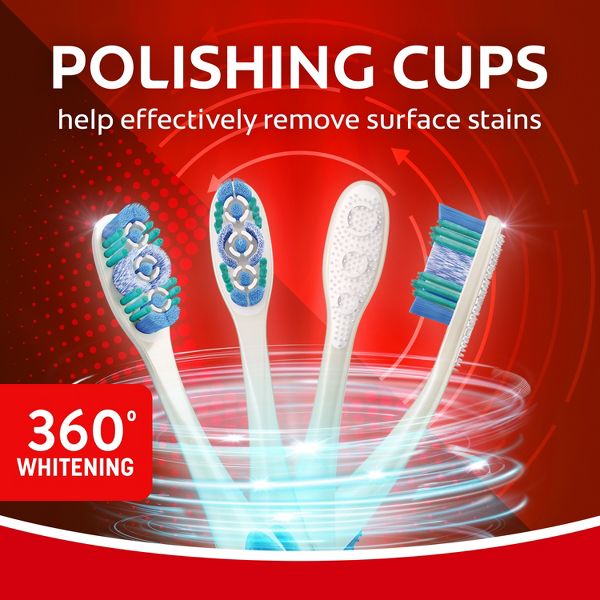 Colgate 360 Optic White Whitening Toothbrush - Soft