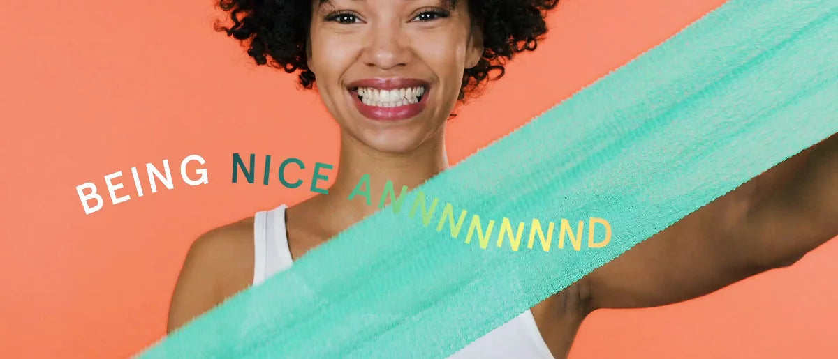 Cleanlogic Bath & Body Exfoliating Stretch Cloth