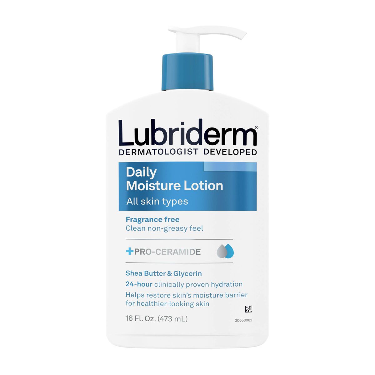 Lubriderm Daily Moisture Hydrating Body Lotion, Fragrance-Free, 16oz