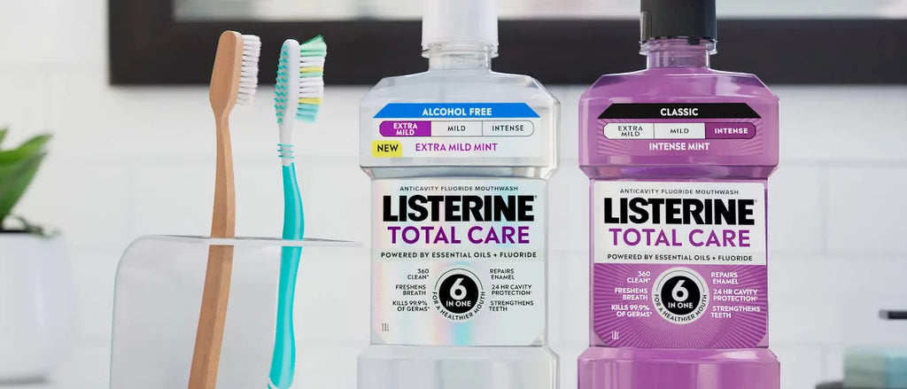 Listerine Alcohol-Free Mild Mouthwash - Citrus Mint - 500ml