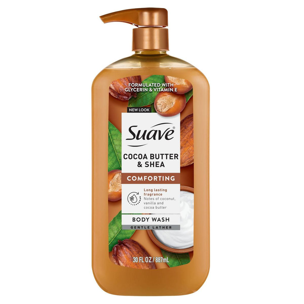 Suave Essentials Gentle Body Wash Cocoa Butter & Shea - 30 fl oz