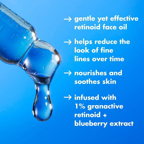 e.l.f. SKIN Youth Boosting Blue-ty Sleep Night Oil Facial Treatment - 1 fl oz