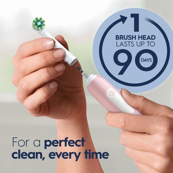 Oral-B Pro 1000 Power Rechargeable Battery Electric Toothbrush with Multiple Brush Modes - Black
