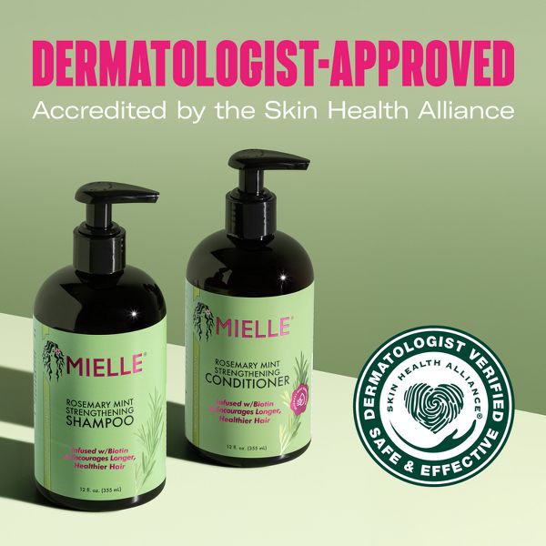 Mielle Organics Shampoo + Conditioner Combo Pack - Rosemary Mint - 24 fl oz