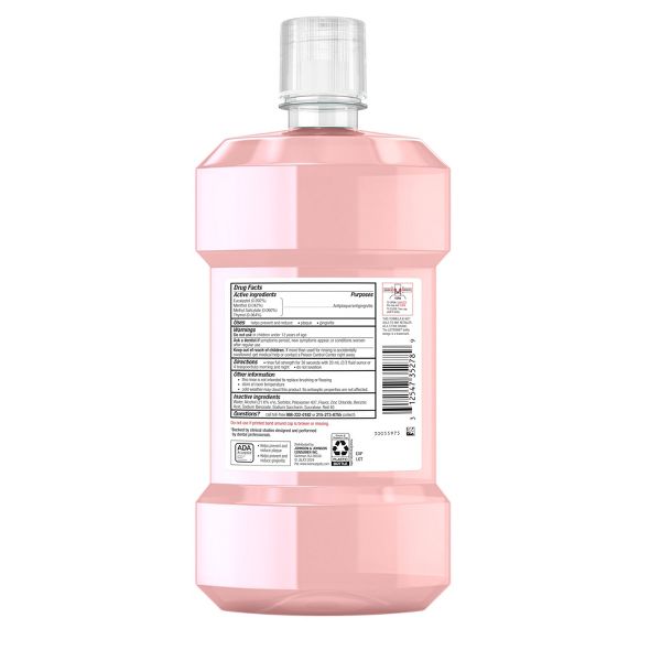 Listerine Clinical Solutions Gum Health Mouthwash for Antigingivitis and Antiplaque - 1L