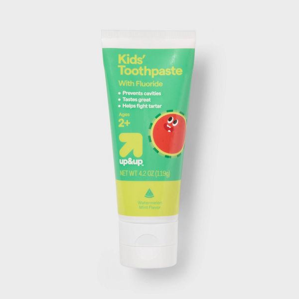 Kids' Fluoride Toothpaste - Watermelon Mint - 4.2oz - up&up™