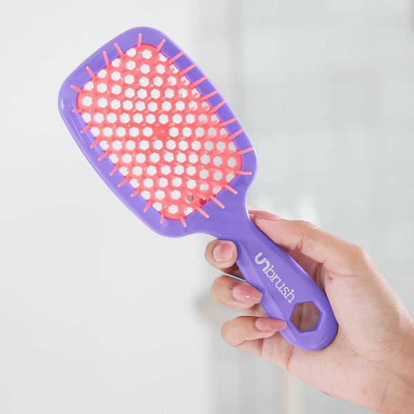UNbrush Detangler Hair Brush - Cherry Blossom
