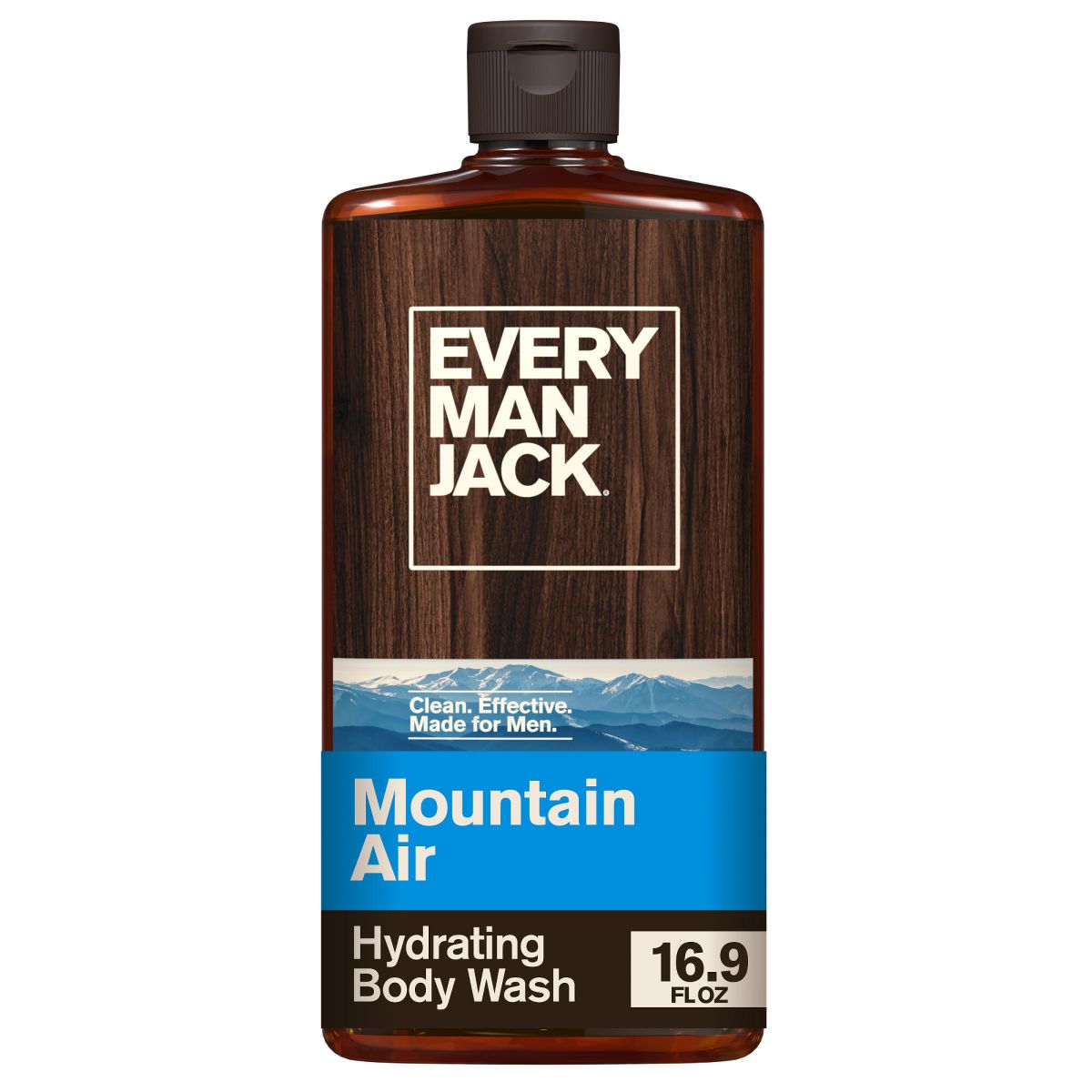 Every Man Jack Naturally Derived Hydrating Body Wash - Mountain Air - 16.9 fl oz