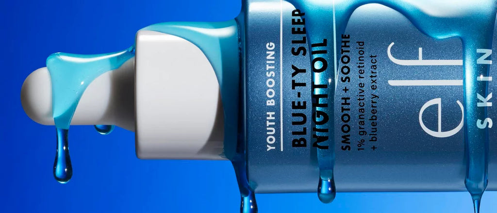 e.l.f. SKIN Youth Boosting Blue-ty Sleep Night Oil Facial Treatment - 1 fl oz