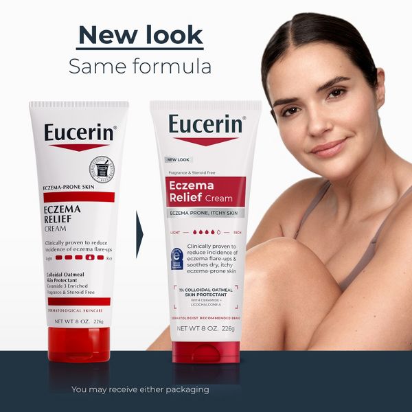Eucerin Eczema Relief Body Cream for Dry Skin Unscented - 8oz