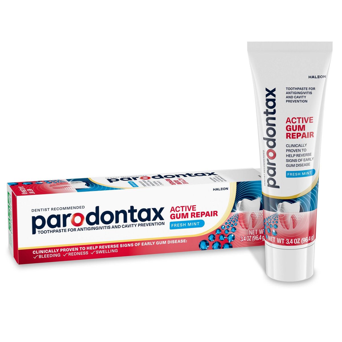 Parodontax Active Gum Repair Fluoride Toothpaste - Fresh Mint - 3.4oz