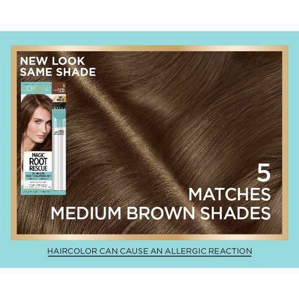 L'Oreal Paris Root Rescue Permanent Hair Color - 2 Black - 1 kit