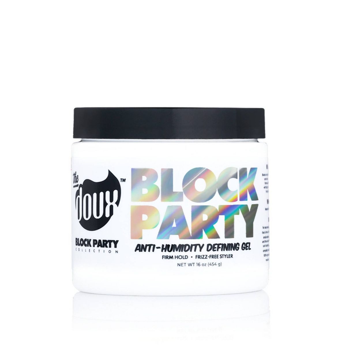 The Doux Block Party - Anti-Humidity Defining Hair Gel - 16oz: For All Hair Types, Curl Enhancer Serum