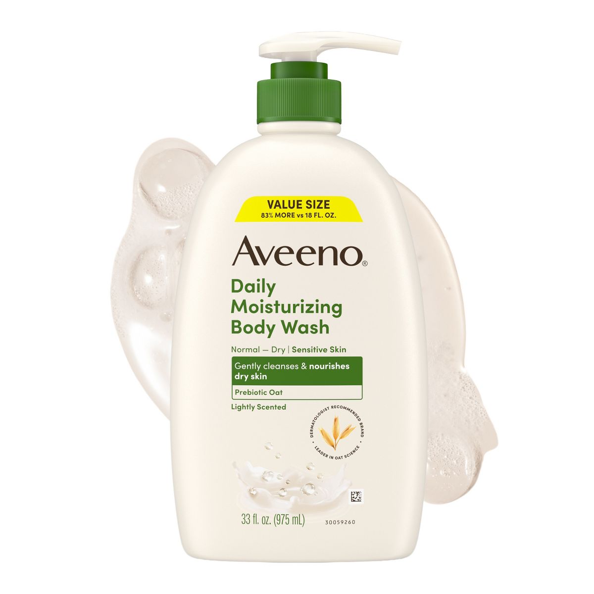 Aveeno Daily Moisturizing Body Wash with Soothing Oat - 33 fl oz