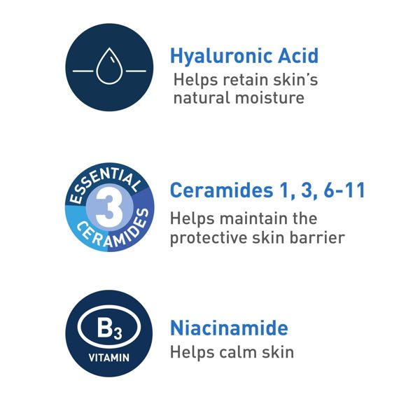 CeraVe Foaming Face Wash with Hyaluronic Acid and Niacinamide for Oily Skin - 12 fl oz