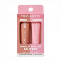 Vitamasques Lip Butter Balm Plump & Repair Mini Duo - Caramel + Pink Vanilla - 0.33 fl oz