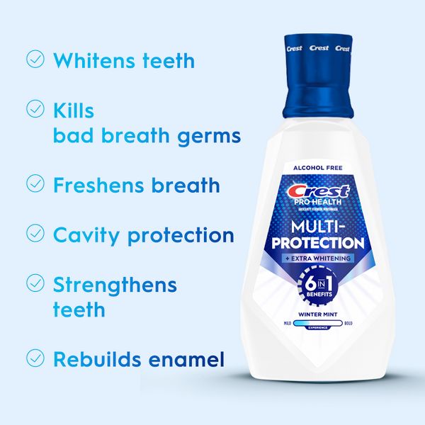 Crest Pro-Health Advanced Alcohol Free Mouthwash Mint - 32 fl oz