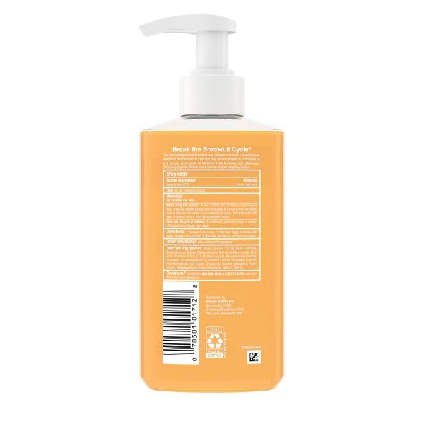 Neutrogena Oil-Free Salicylic Acid Acne Fighting Face Wash - 9.1oz