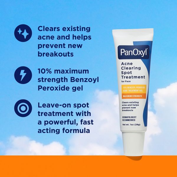 PanOxyl Acne-Prone Clearing Spot Treatment 10% Benzoyl Peroxide - 1oz