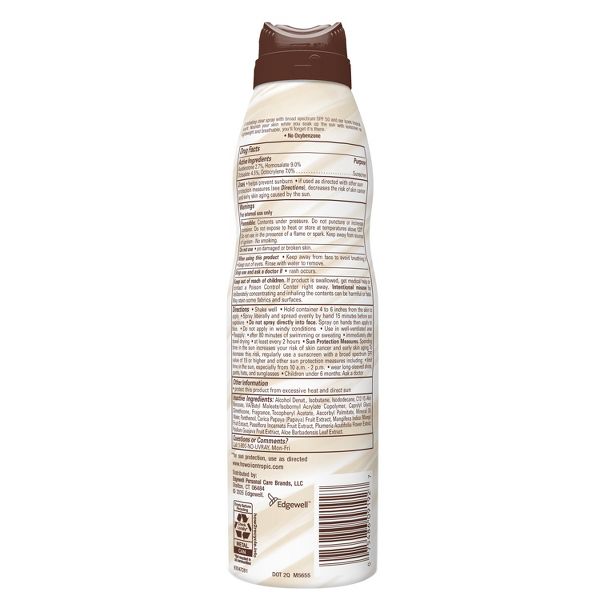 Hawaiian Tropic Silk Hydration Weightless Sunscreen C-Spray - SPF 50 - 6oz