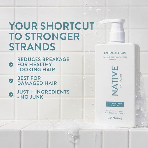 Native Cashmere & Rain Strengthening Shampoo - 16.5 fl oz