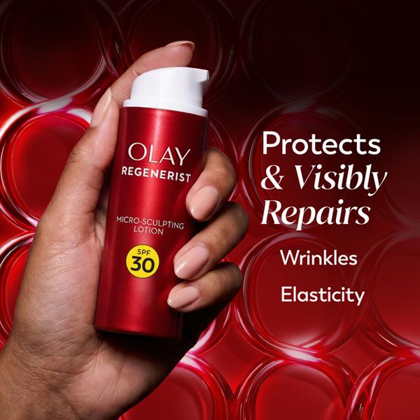 Olay Regenerist Micro-Sculpting Cream Face Moisturizer with Sunscreen Broad Spectrum - SPF 30 - 1.7 fl oz