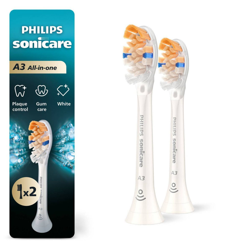Philips Sonicare A3 All-in-1 Brush Head - White - 2pk