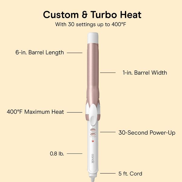 Conair Double Ceramic 1" Curling Iron