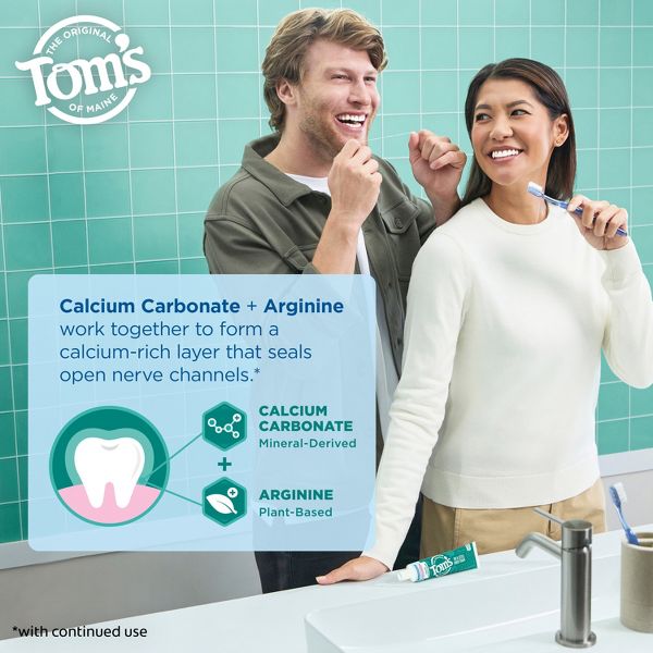 Tom’s of Maine Sensitive Plus Rapid Relief Fluoride Free Toothpaste - Gentle Mint - 4.5oz