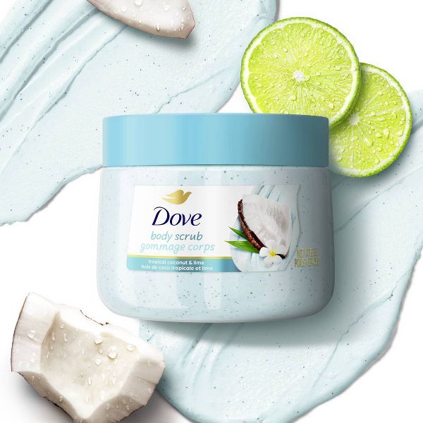 Dove Beauty Scrub - Tropical Coconut & Lime - 15 oz