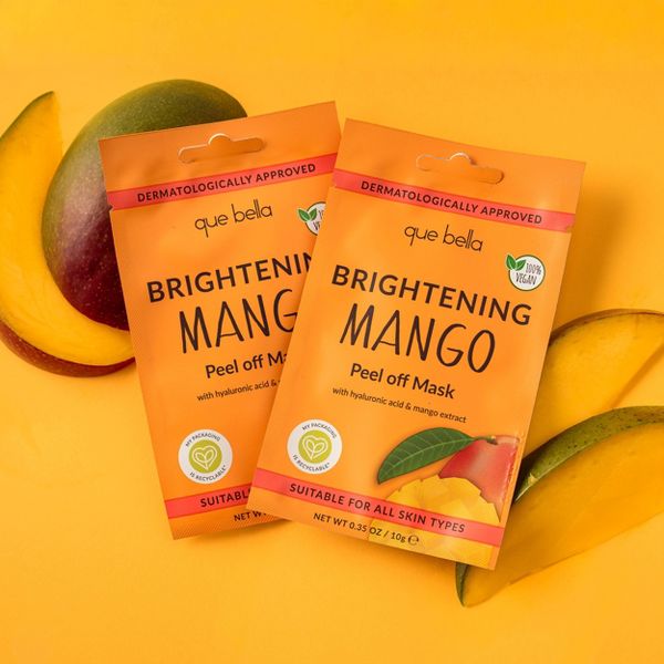 Que Bella Brightening Mango Peel-off Mask - 0.35oz