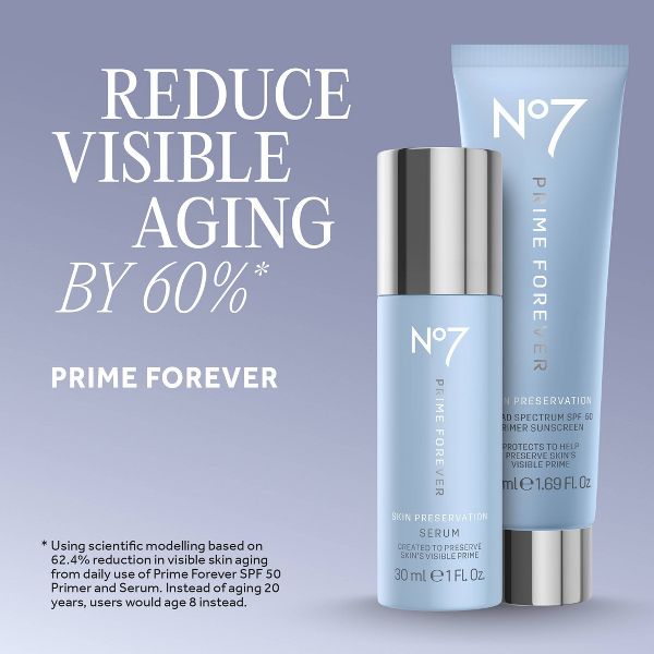 No7 Prime Forever Primer SPF 50 - 1.69oz