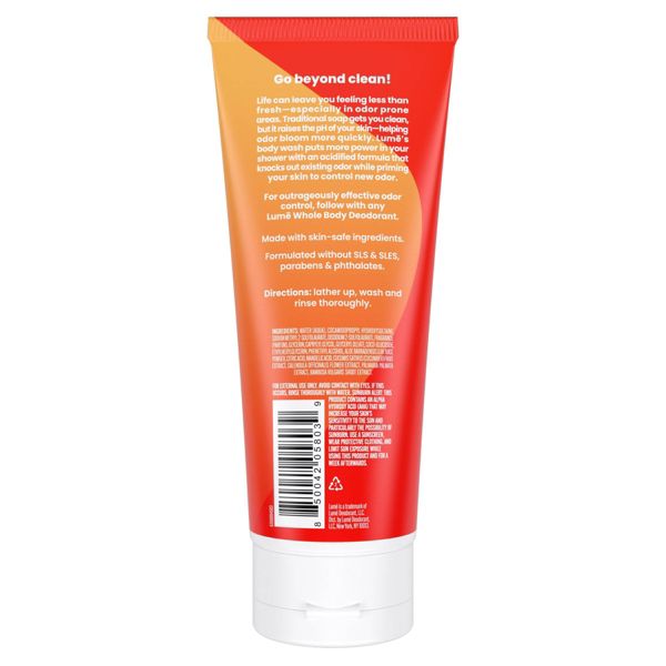Lume Body Wash Tube - Tangerine - 7 fl oz
