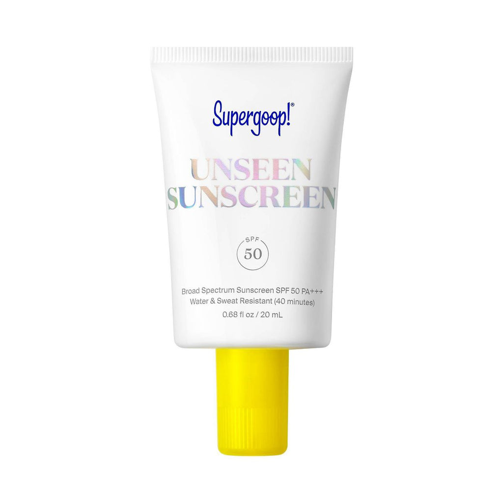 Supergoop! Unseen Mini Clear & Invisible Face Sunscreen - SPF 50 - 0.68 fl oz - Beauty Studio
