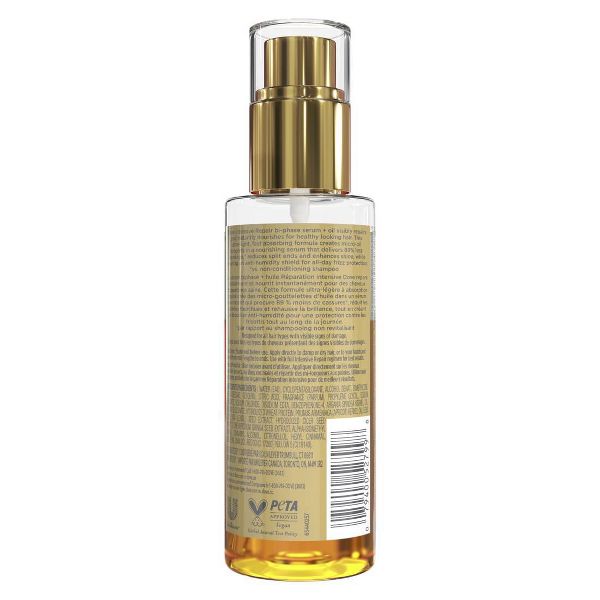 Dove Beauty Intensive Repair Bi-Phase Serum + Oil - Damage Therapy - 3.9 fl oz