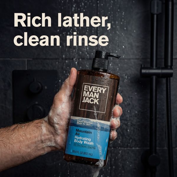 Every Man Jack Naturally Derived Men's Body Wash - Mountain Air - 28.8 fl oz