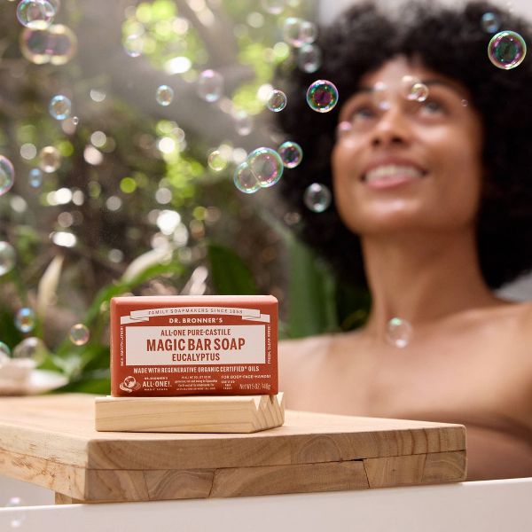 Dr. Bronner's All-One Pure-Castile Magic Bar Soap - Eucalyptus - 5oz