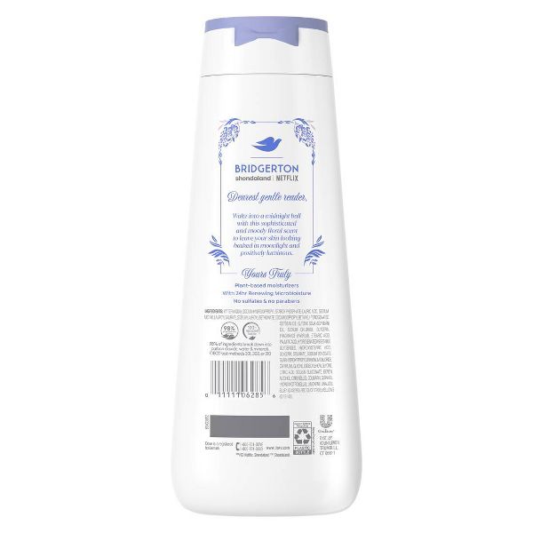 Dove Beauty Limited Edition Bridgerton Body Wash - Moonlit Masquerade - Hydrangea & White Wisteria Scent - 20oz