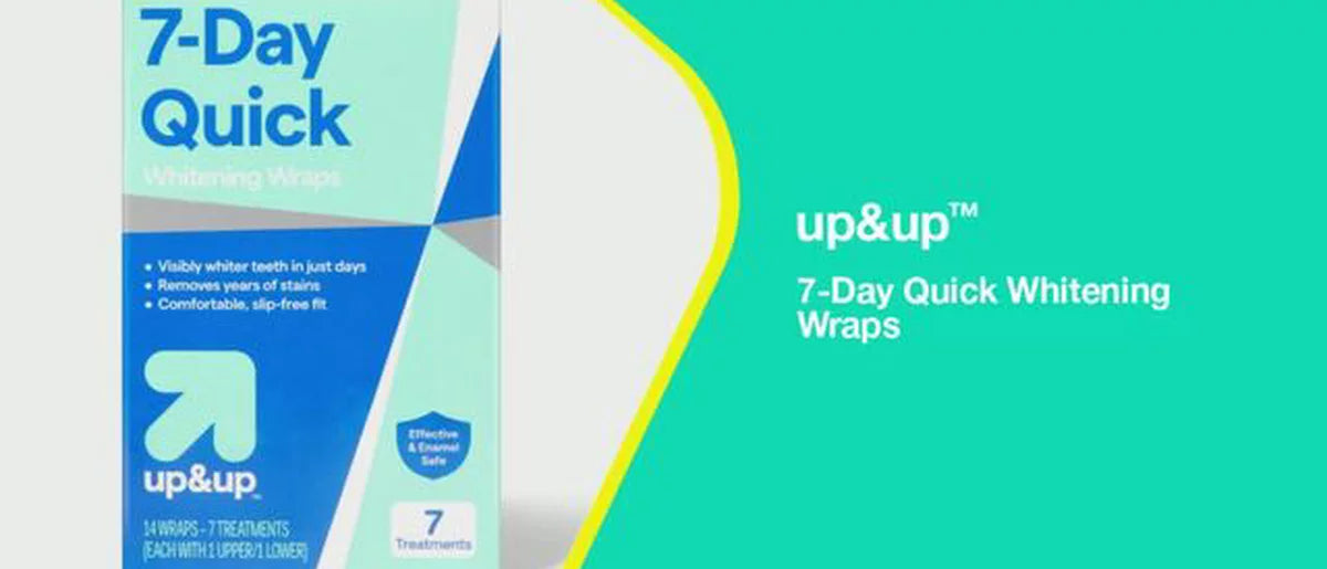 7-Day Quick Whitening Wraps - up&up™