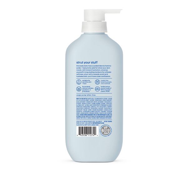 Method Moisture Enhancing Men's Body Wash Tonic with Amino and Hyaluronic Acids - Amber Wood, Musk and Lavender - 17 fl oz